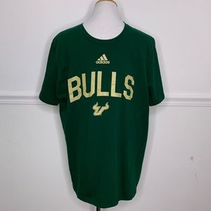 Adidas Amplifier Tee University of South Florida Bulls Short Sleeve Shirt XL